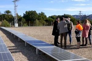 Benidorm reduce a la mitad el consumo de energía de la ETAP con una subvención de la Diputación para placas fotovoltaicas