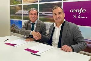 El Festival de Cine de Alicante y Renfe firman un acuerdo para promover el uso del tren durante el festival