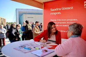 Sandra Gómez: “Benimàmet tendrá un centro de día junto a su centro de salud”