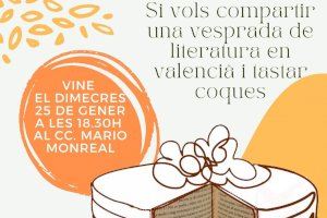 Naix el ‘Club de Lectura i Coques’, on es compartiran vesprades de literatura en valencià i tast de coques