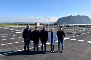 El nuevo aparcamiento del hospital Lluís Alcanyís se abrirá este miércoles 25 de enero