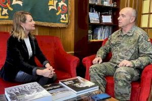 Carrasco defiende el trabajo de las Fuerzas Armadas en la reunión con el Subdelegado de Defensa en Castellón
