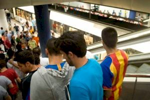 Metrovalencia aumenta las frecuencias para el partido entre el Valencia y el Athletic de Bilbao