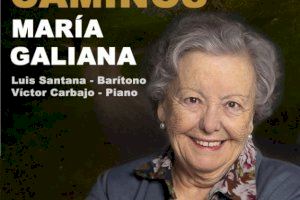 L’actriu María Galiana presenta el recital Yo voy soñando caminos en el Teatre de Begoña