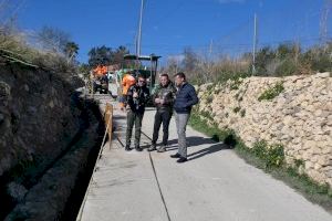 La Nucía invierte 148.000 euros en la renovación del “cami” rural de Colom