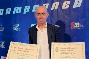 El burrianense Toni Montoya, premiat en la Gala de Campions de la Comunitat Valenciana