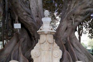 L’Ajuntament de València restaura el monument a Muñoz Degrain ubicat a la Glorieta