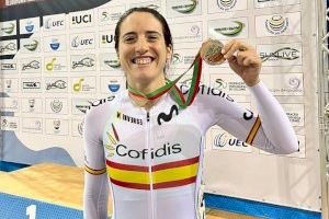 Isabel Ferreres, ciclista de la Vall d’Uixó, conquista dos medallas en pista con España