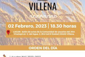 La reforma de la PAC y las novedades en seguros agrarios centran la jornada de ASAJA-Alicante en Villena
