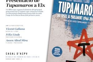 El Casal d’Elx acull la presentació del llibre “Tupamaros. Del fusell al Parlament”