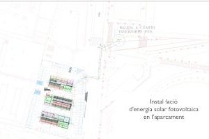 Alcoy consigue una ayuda de los Fondos Europeos para la instalación de placas fotovoltaicas en el aparcamiento del Polideportivo Laporta