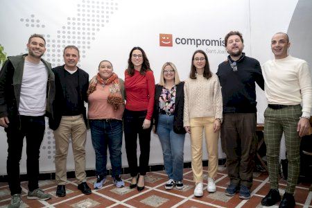 Les candidatures de la demarcació d’Alacant a les Corts Valencianes visiten Sant Joan