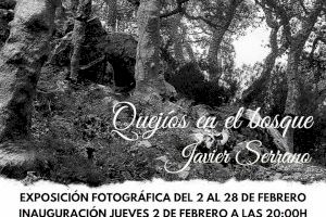 Javier Serrano ofrece su visión del Parque Natural de los Alcornoques y de la saca del corcho en la muestra ‘Quejíos en el bosque’