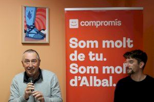 Compromís per Albal inaugura la seua nova seu acompanyats per Joan Baldoví i altres càrrecs de la coliació valencianista
