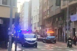 Siete heridos en un accidente entre dos vehículos en el centro de Castelló