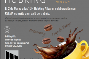 El Centro de Negocios Hubking Alfaz organiza un café de trabajo el 2 de marzo