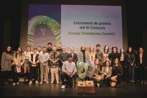 Estudiants del Mare Vedruna Sagrat Cor i el Politècnic reben els premis ‘Europa Transforma Castelló’
