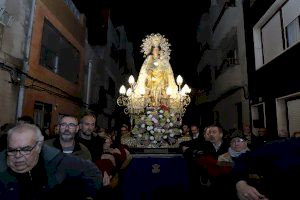 La localidad castellonense de Alcalà de Xivert recibe  la visita de la imagen peregrina de la Virgen de los Desamparados
