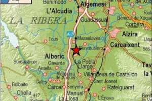 Un terratrèmol de magnitud 2,2 sacseja Alberic