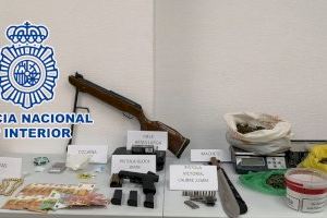 Siete detenidos en Elda-Petrer por tráfico de drogas y tenencia ilícita de armas
