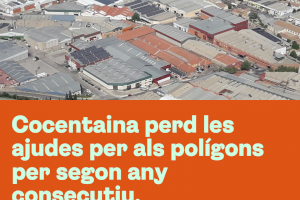 Cocentaina perd més de 197.000 euros en subvencions per a polígons
