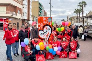 Alboraia agraeix al seu veïnat les 'Compres amb cor' en el comerç local per Sant Valentí