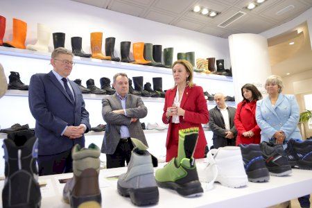 Ximo Puig ha visitado la empresa de calzado de seguridad Panter en Callosa de Segura