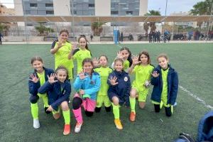 Victoria de los conjuntos Sub’12 y Cadete/Juvenil del Atlético de Aspe de fútbol femenino