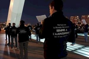 La Banda Municipal de València vuelve a manifestarse ante "la desidia y dejadez extrema"