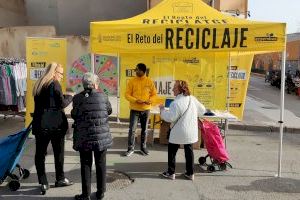 El alcalde de l'Alcora recibe al Reto del Reciclaje