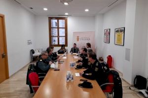 El alcalde de L’Olleria Ramón Vidal celebra una sesión extraordinaria de la Junta Local de Seguridad