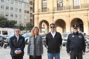 Castelló renueva la flota de la Policía Local y Movilidad Urbana con casi 80 nuevas unidades