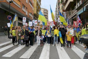 Manifestación de la Unión de Ucranianos en España en Calp  (