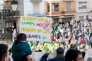 El interior de Castellón dice "basta" a los "abusos" por los numerosos proyectos de energías renovables