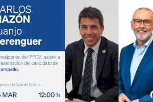 El domingo, 5 de marzo, presentación de Juanjo Berenguer como candidato a la Alcaldía de El Campello por el Partido Popular