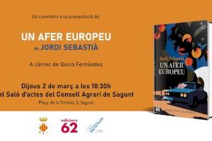 Jordi Sebastià presenta el seu nou llibre a Sagunt