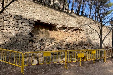 Compromís per Cocentaina demana la reparació urgent del mur de Sant Cristòfol