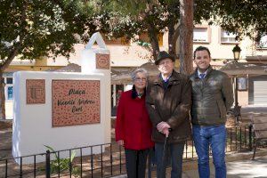 Paterna reconoce el papel de Vicente Andreu, fundador de Puertas Andreu Barberá, con una plaza con su nombre