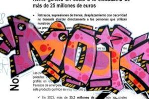 La rompedora campaña de Renfe para denunciar los grafitis en trenes y estaciones