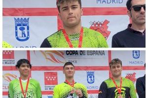 Dos bronces para los ciclistas de El Campello en la Copa de España de BMX celebrada en Madrid