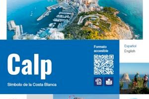Calp estrena folleto y mapa turístico accesible
