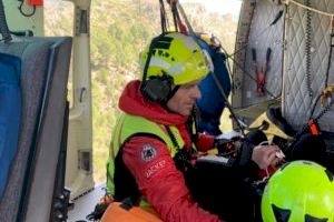 Rescatan con un helicóptero a una menor que estaba de excursión en Gandia