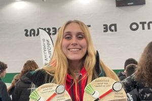 2 medallas para Elena Payà en el máster de Tordesillas de bádminton