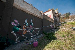 El Serpis Urban Art Project homenatja la lluita social del barri de Santa Anna