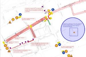 Las obras de la peatonalización del Centro obligan a cortar el tráfico de la calle del Teatro cinco días y a desviar los autobuses