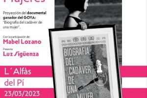L’Alfàs proyectará el documental ganador de un Goya 'Biografía del cadáver de una mujer' de Mabel Lozano