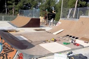 El Ayuntamiento reabrirá el ‘skate park’ de la Pinada Galbis con nueva equipación y la renovación integral de sus instalaciones