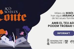La Generalitat llança la campanya ‘Açò no és un conte’ per a ajudar a confirmar la identitat de bebés robats durant la dictadura franquista