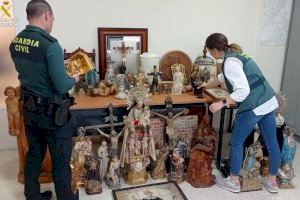 Ponen a la venta por Internet más de 60 piezas históricas y religiosas robadas en Cullera valoradas en 200.000 euros