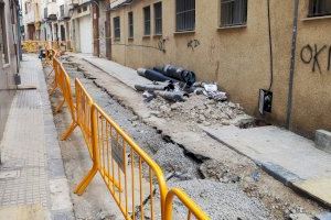 S’inicien les obres de la renovació integral del carrer de Santa Anna